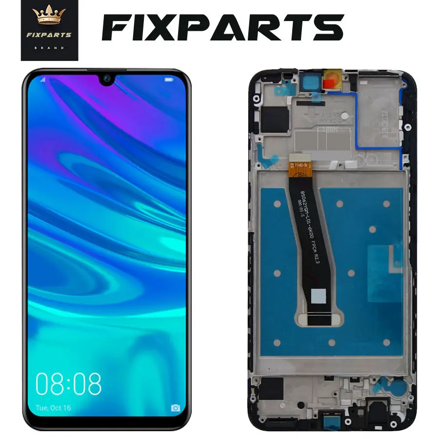Оригинальный ЖК экран с рамкой для Huawei P Smart 2019 10 точек касания качество AAA дисплей