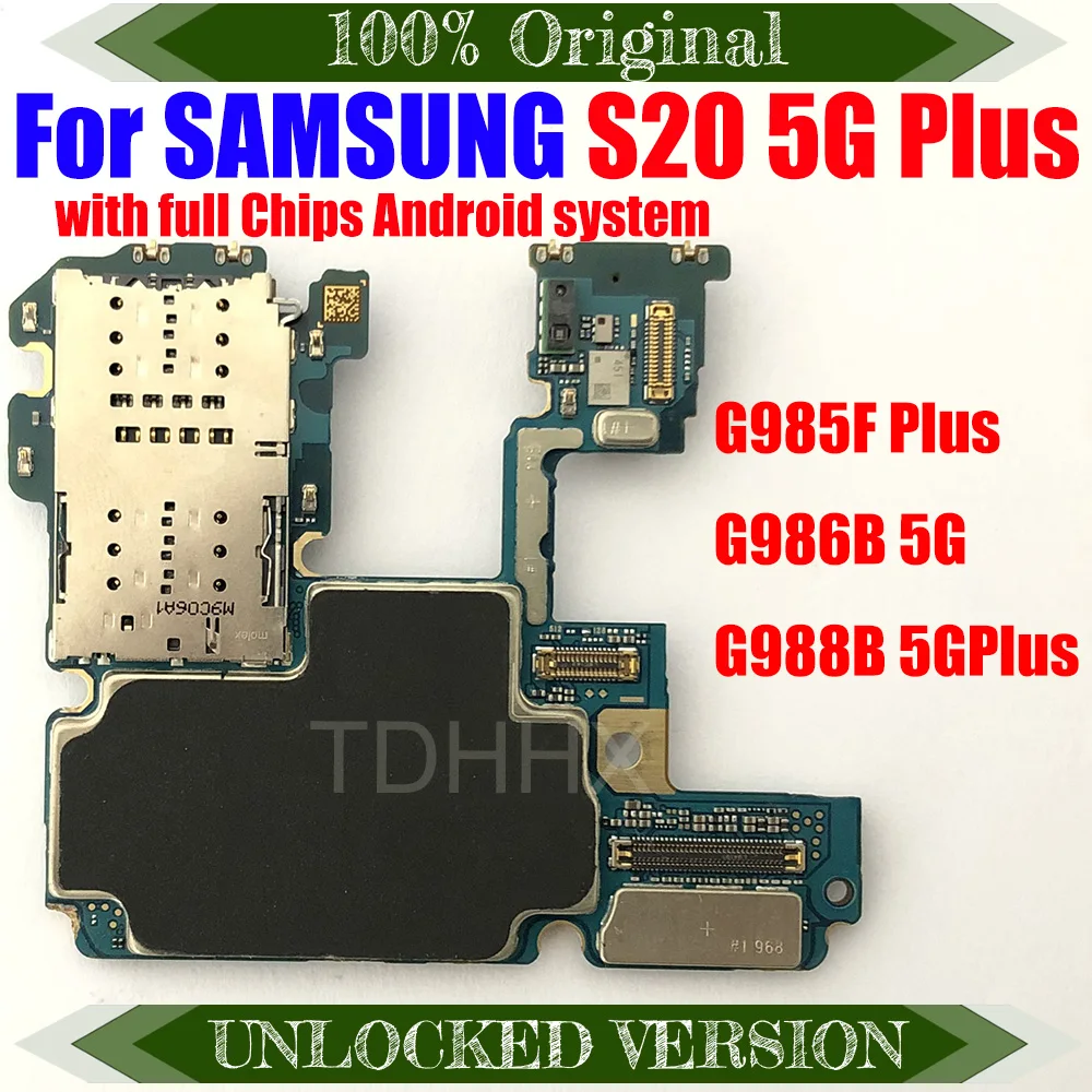 EU USA Version Original For Samsung Galaxy S20 Ultra G980F G985F G981B G986B G986U G981U G988B 5G Plus Motherboard Full Chips | Мобильные