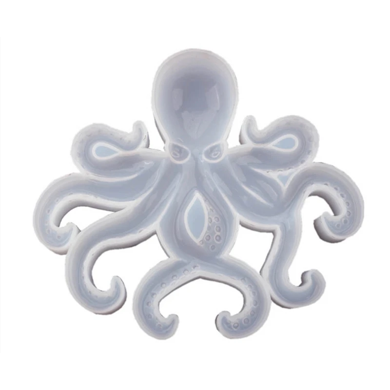 

D0LC Mirror Ocean Octopus Epoxy Resin Mold Ornaments Silicone Mould DIY Crafts Home Decorations Casting Tool