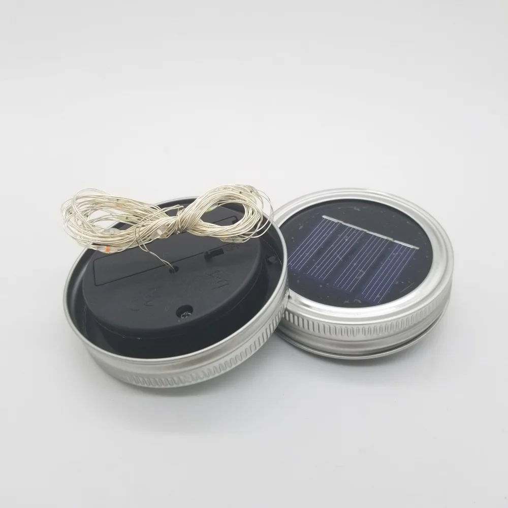 2 м светодиодный Солнечная бутылка Фея струнный светильник Mason Jar Ночной для