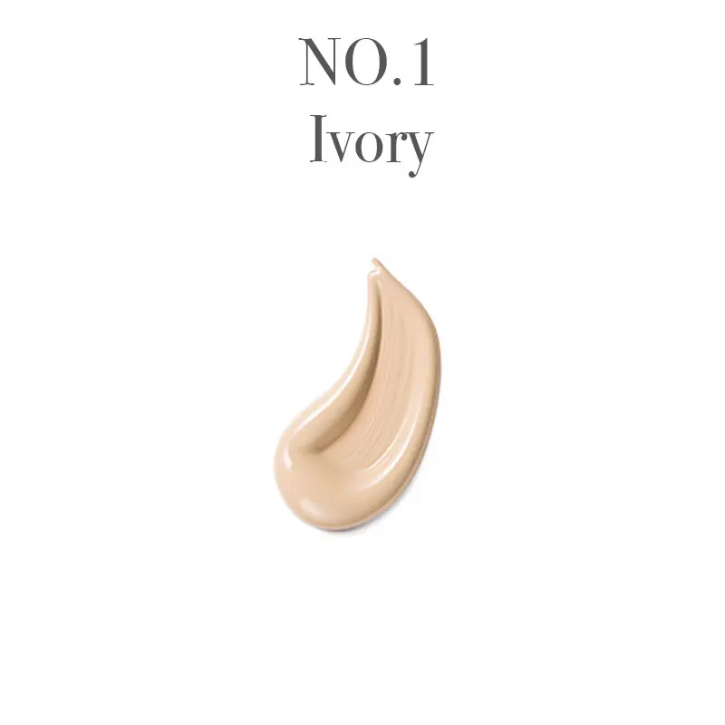 NO.01 IVORY Светильник, тональный крем, Осветляющий цвет лица, увлажняет, BB крем, корректор цвета, полное покрытие, консилер, контурирующий макияж - Color: NO.01 IVORY