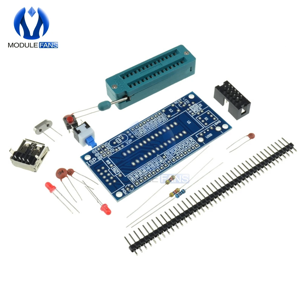 ATmega8 ATmega48 AVR минимальная система макетная плата миниатюрные электронные детали