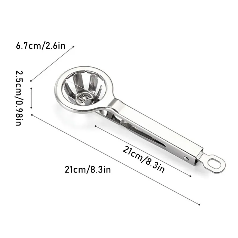 Кухонная Яйцерезка из нержавеющей стали инструмент для яиц яблочный резак
