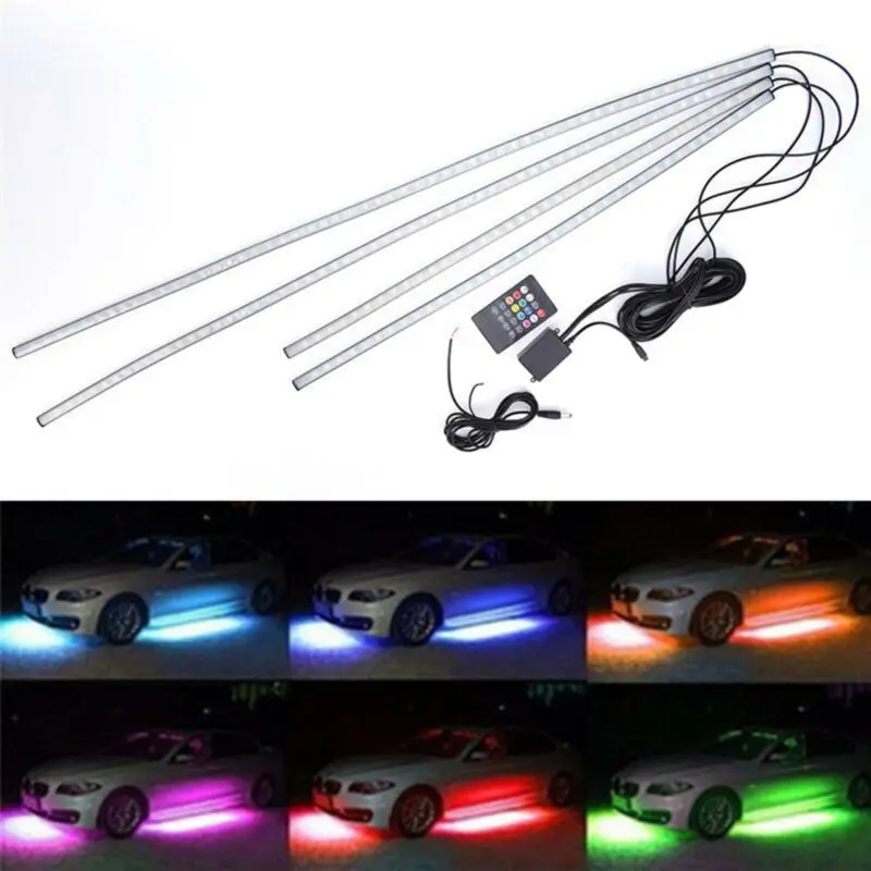 

Underglow LED Strip RGB Neon Light Kit Decoration Waterproof Flexible 12V