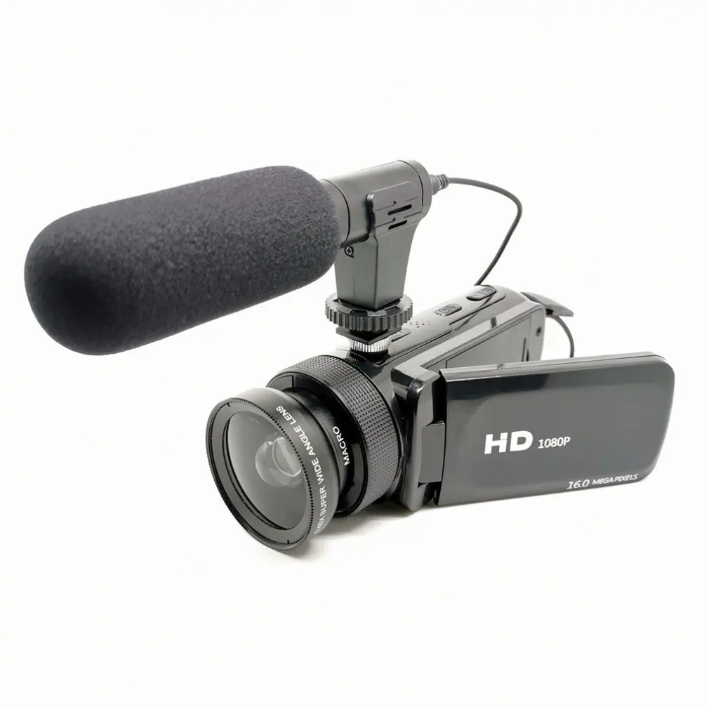 

Цифровая видеокамера высокой четкости с микрофоном широкоугольный объектив домашняя прочная Цифровая видеокамера