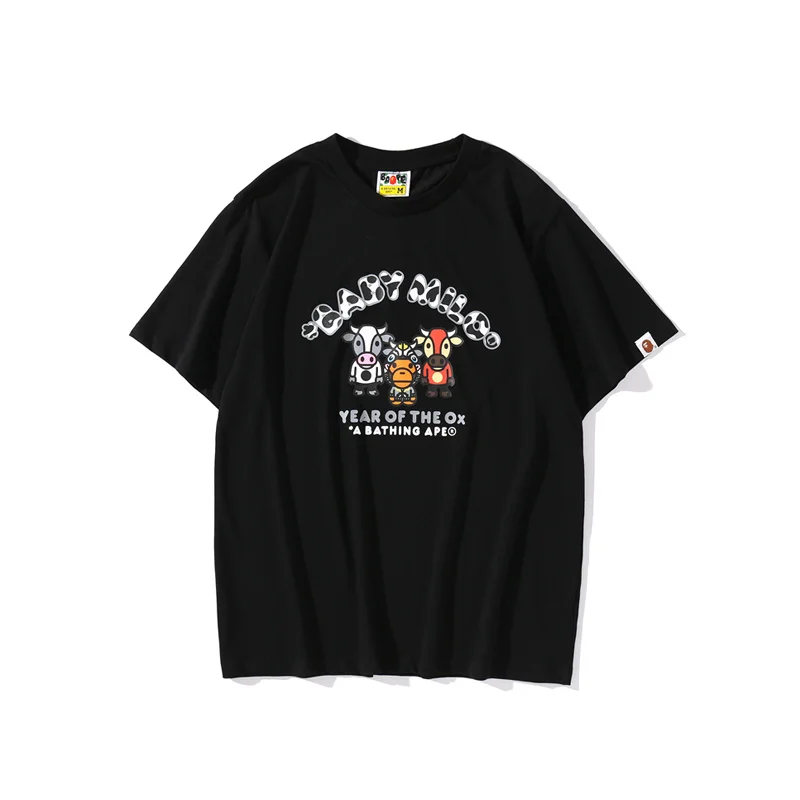 

of Year the Ox Limited T-shirt Black&White M~3XL