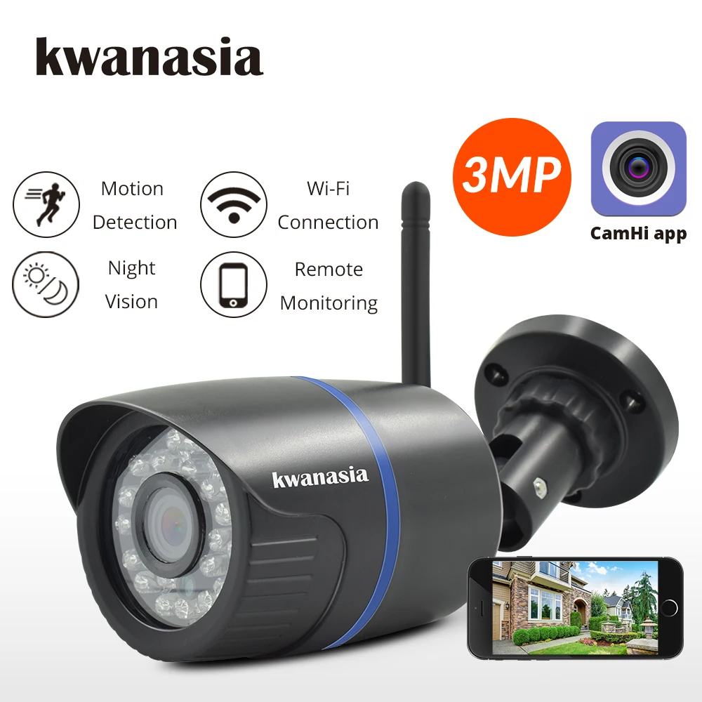 IP камера видеонаблюдения с поддержкой Wi Fi 3 Мп 1080P 720P|Камеры видеонаблюдения| |