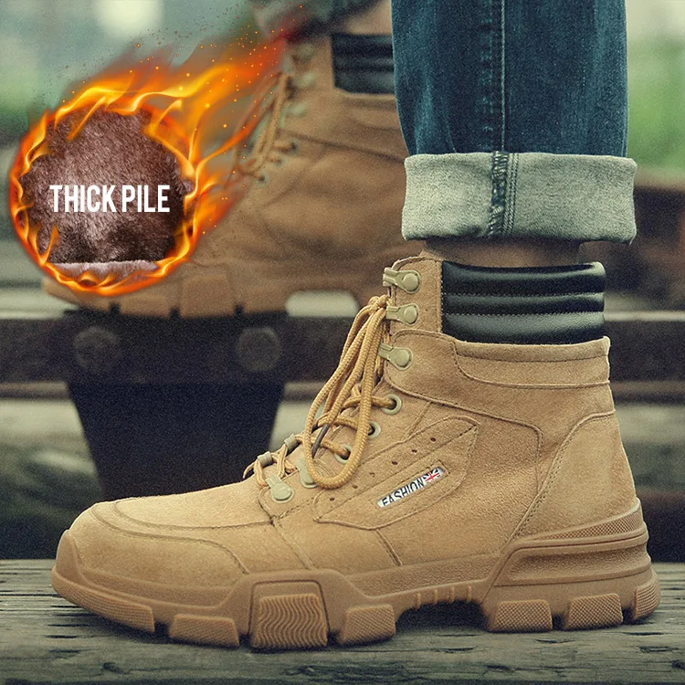 OSCO/мужские ботинки из натуральной кожи сезон осень зима ботильоны модная обувь