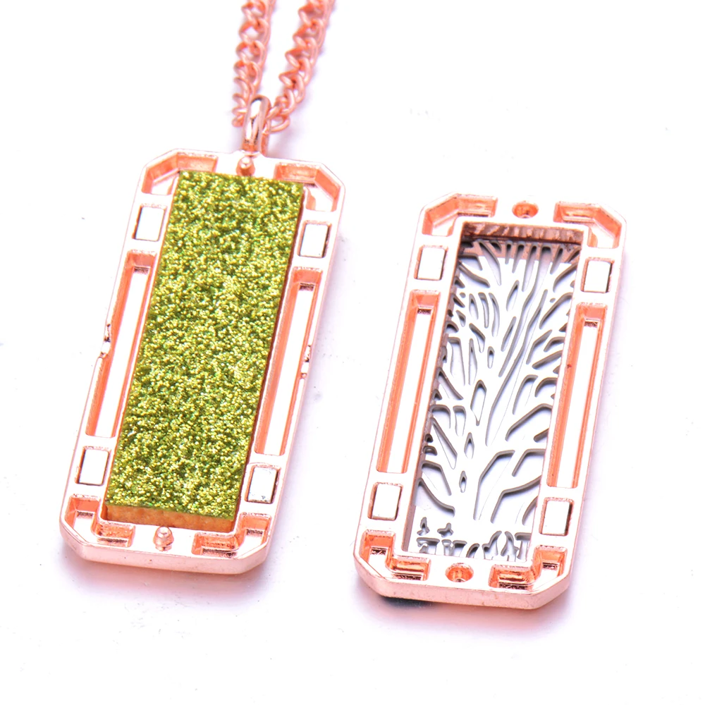 Магнитный прямоугольник ароматерапия диффузор ожерелье ювелирные изделия