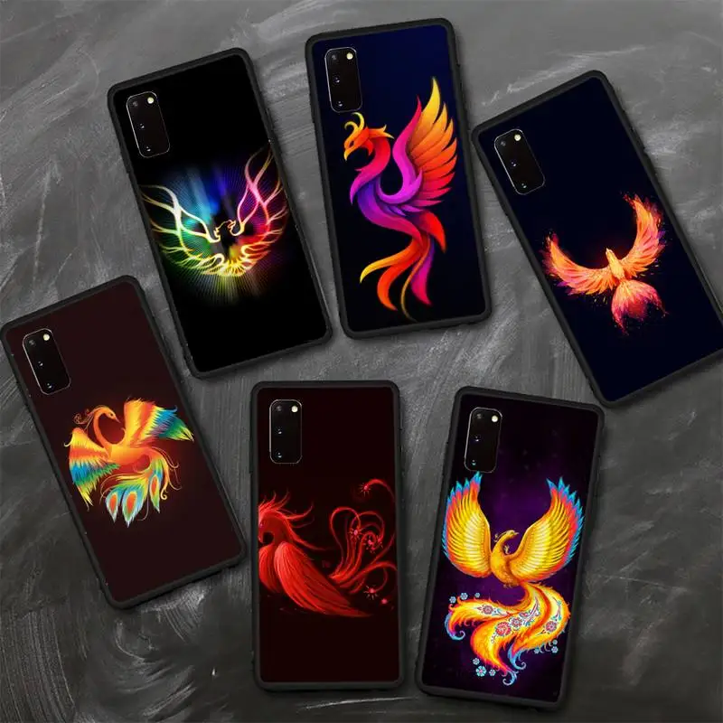 

Cool Animal Phoenix Colorful Phone Case TPU for Samsung Galaxy J2 J4 J5 J6 J7 J8 Note 5 7 8 9 10 20 2018 cover