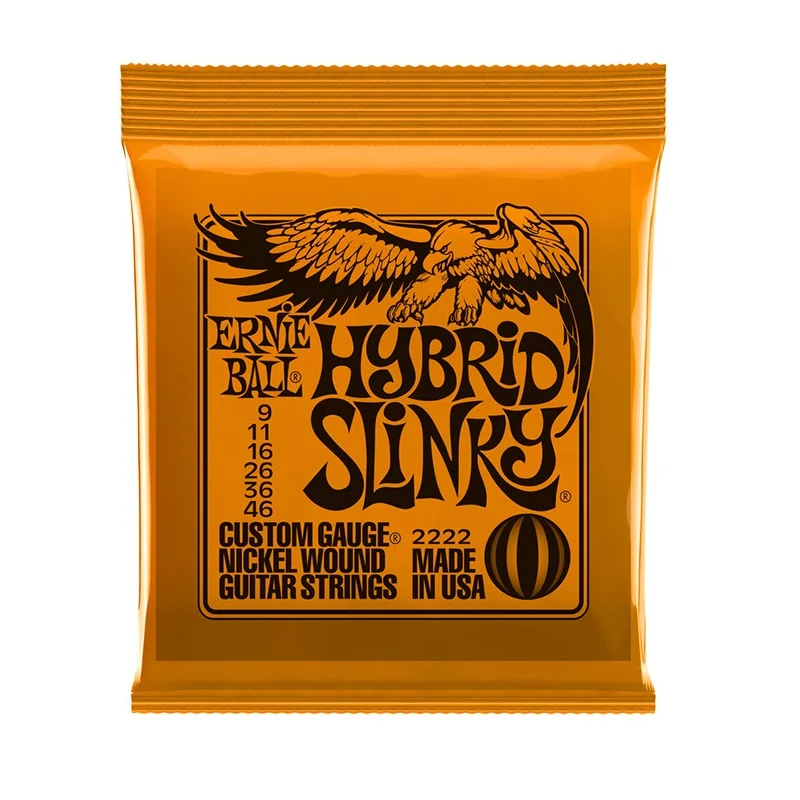 1set eniball elektrische gitarre saiten 2221 spielen echten heavy metal rock nickel wound 6 saiten für elektrische gitarre zubehör free glob