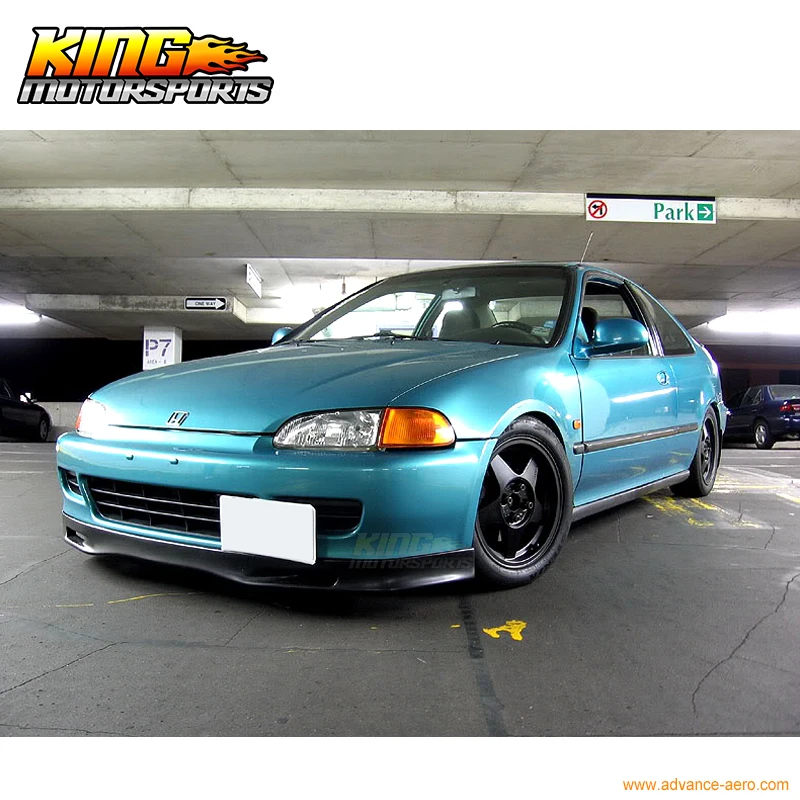 Подходит для 92 95 HONDA CIVIC EG 2 3DR ПУ ложка передний бампер блесна губ боди уретан|front