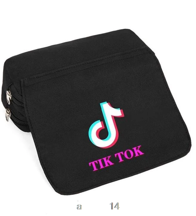 Tik Tok большой Ёмкость Карандаш Чехол школьные сумка для мальчиков и подростков