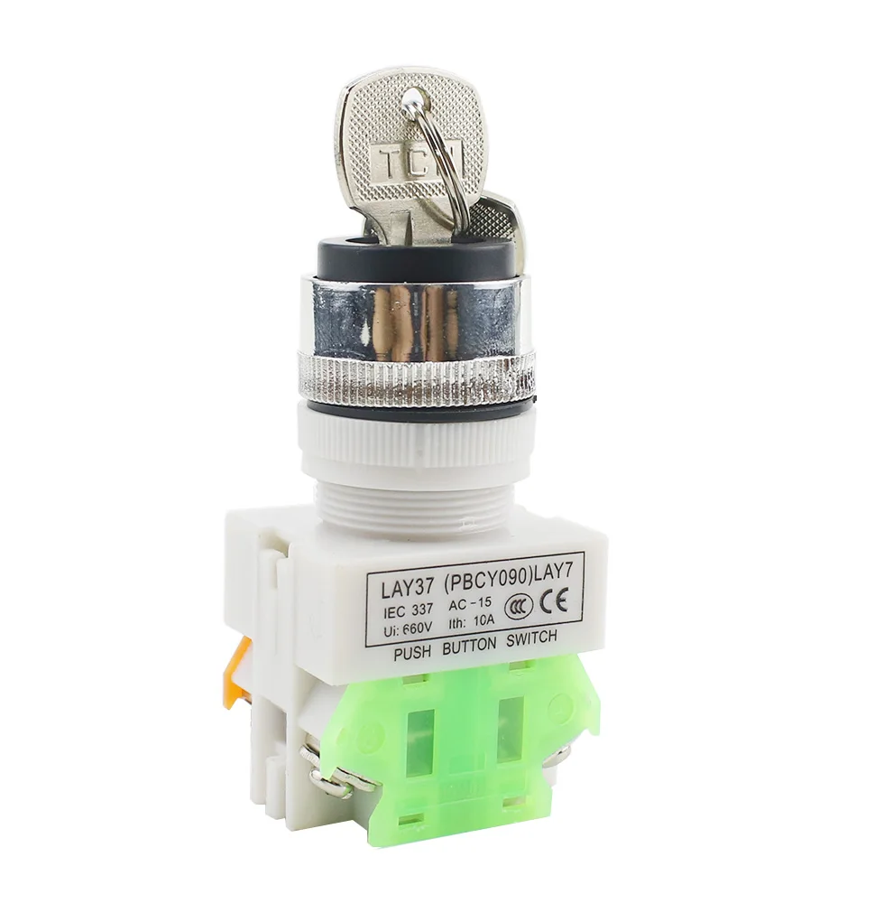 LA38 à de ключ, sélecteur, 2 позиции, 3 позиции, 380 В переменного тока, 10 А DPST