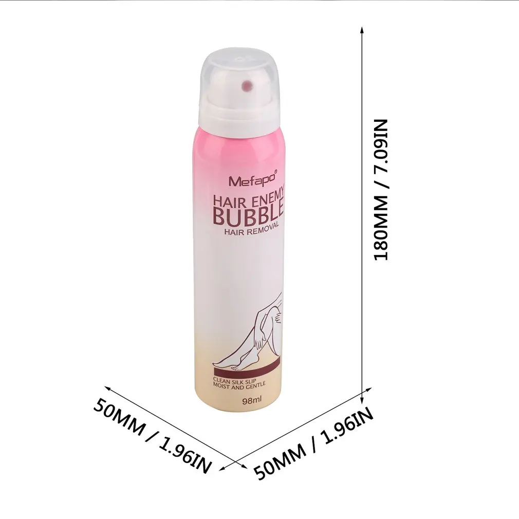 

Natural Hair Removal Cream For Men & Women Painless Permanent Hair Removal Spray Gentle Bikini Depilatory Bubble