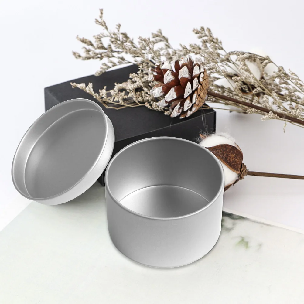 

16Pcs Making Art Craft Storage Box Tins Round Metal Empty Pot Candle for Essential Oil Soy Cosmetic Container DIY Candle Supplie