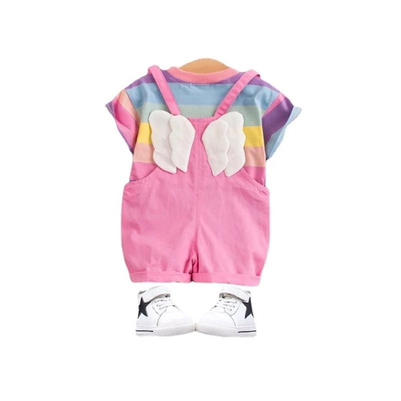 Новинка летняя модная одежда для малышей футболка и шорты мальчиков 2 шт./компл.