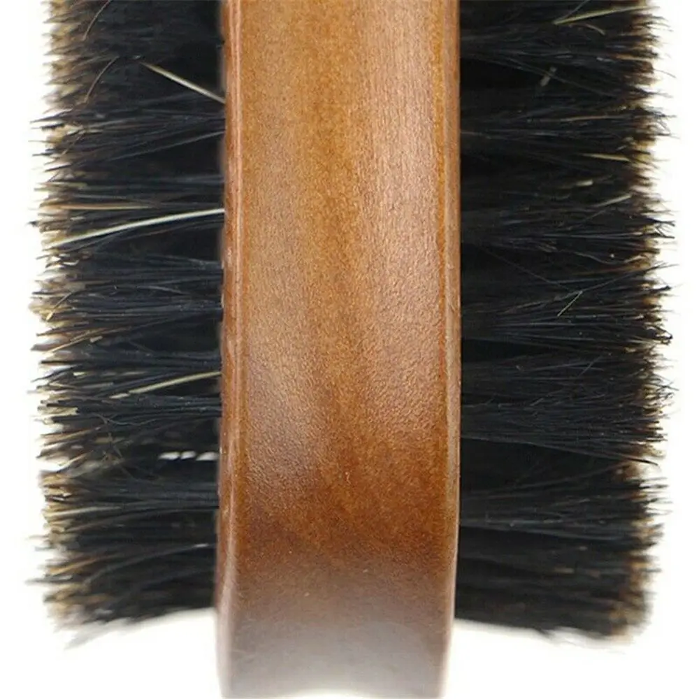 

Men's Beard Comb Wave Double Sided Comb Brush Soft & Firm Premium Hair Brush Massage Combs Hair Care Styling Tool Boar Bristle