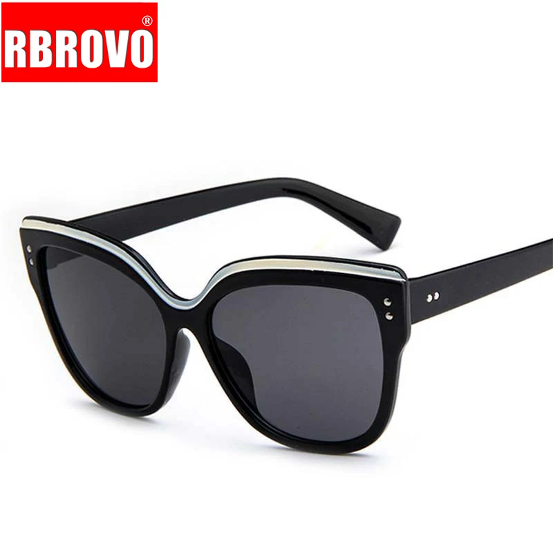 

RBROVO 2021 Brand Designer Sunglasses Women Men Luxury Cat Eye Candies Lens Lady Sun Glasses Classic Oculos De Sol Feminino