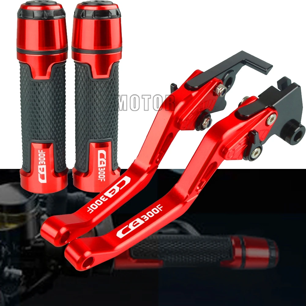

Brake Cluth For Honda CB300F CB 300F 2014-2018 2016 2017 Motorcycle CNC Adjustable Foldable Brake Clutch Lever Handle Grips Caps