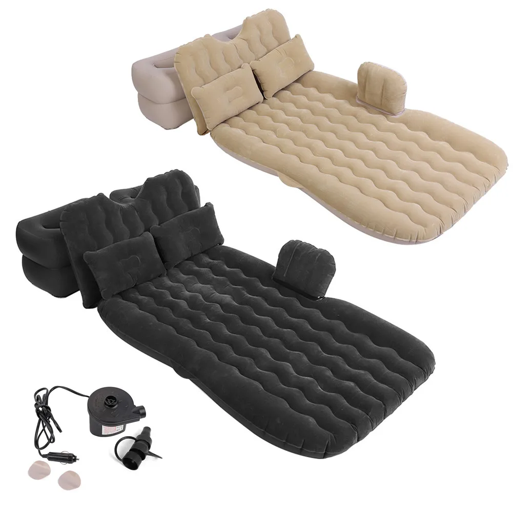 値段 Skry-屋内と屋外のインフレータブルベッドマットレス,旅行,車,後部座席用のエアベッド