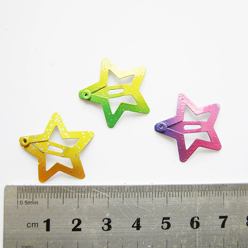 Заколка для волос металлическая в форме бабочки 12 шт./компл. |