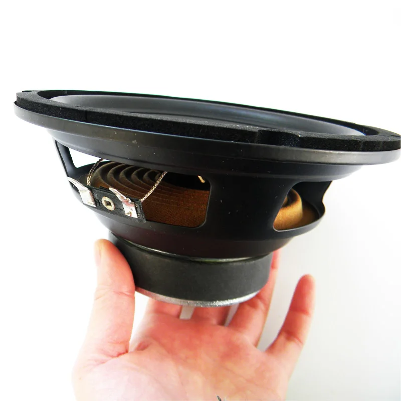 1 шт. 6 дюймовый Автомобильный Средний Мощный 300 Вт 4 Ом черный резиновый конус