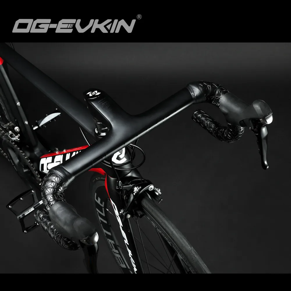 OG EVKIN HB 1000 AERO Интегрированный руль цельный Руль 28 6 мм матовая дорога 400/420/440