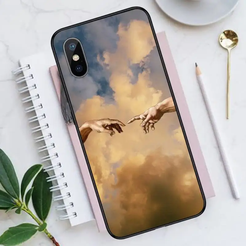 

Retro Painting David Van Gogh Art Phone Cases for iPhone 11 12 pro XS MAX 8 7 6 6S Plus X 5S SE 2020 XR funda coque