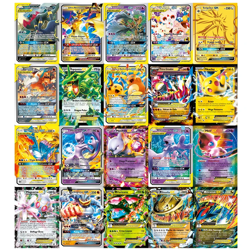 

New French Version Language Pokemon Card Shining TAKARA TOMY Cards Game EX MEGA VMAX GX V Battle Carte Trading Children Toy