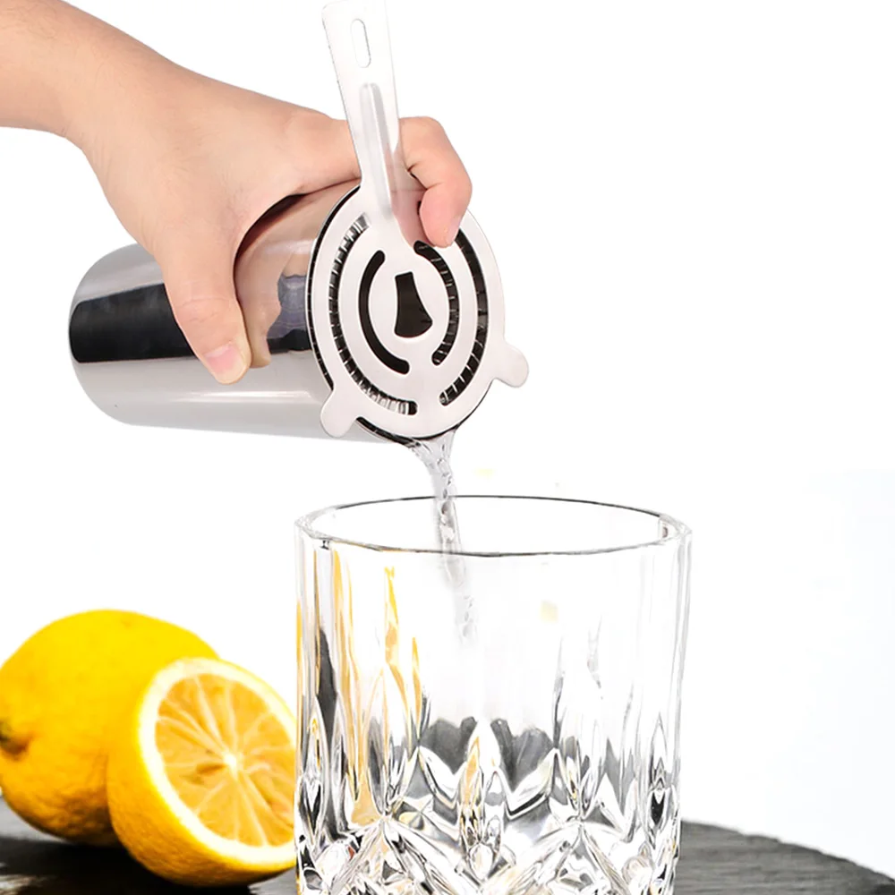 

9pcs Bar Tool Cocktail Shaker Stainless Steel Bartender Kit Jigger Muddler Shaker Spoon Tong Drink Mixing for Parties Bar