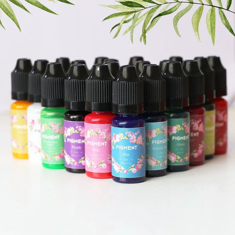 

Эссенция для эпоксидной смолы, 25 цветов, пигмент для рукоделия «сделай сам», жидкий цвет, краска с муравьями, диффузионная смола, изготовлен...