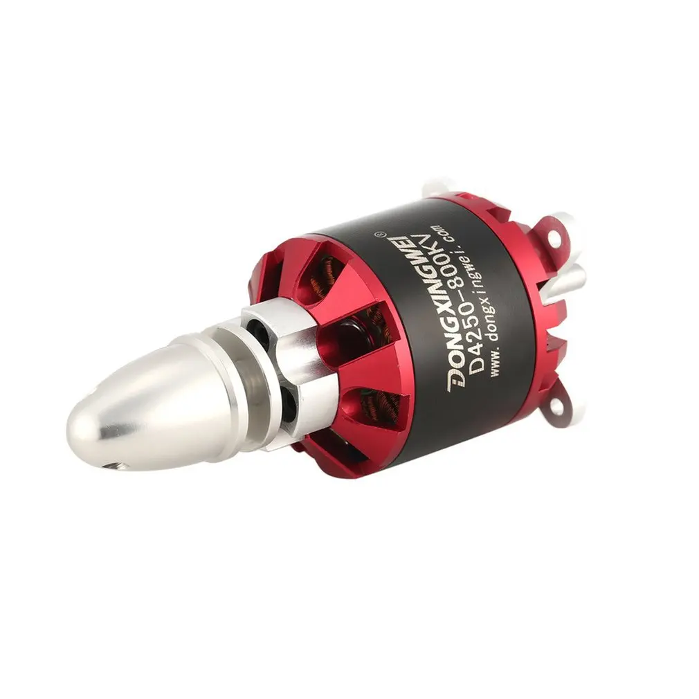 Бесщеточный двигатель DXW D4250 800KV 3-7S для радиоуправляемого FPV самолета