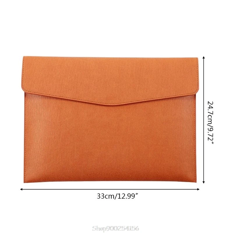 

Waterproof Leather A4 Business Briefcase File Folder Document Paper Organizer Storage Bag O13 20 Dropship