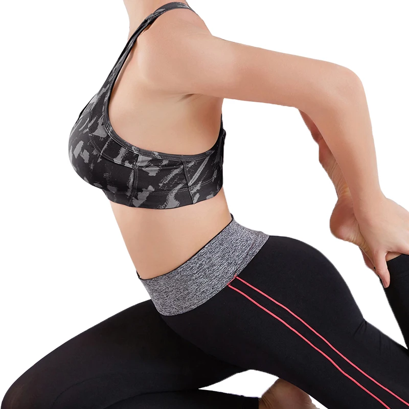 Профессиональный спортивный бюстгальтер для женщин бега фитнеса тренировок