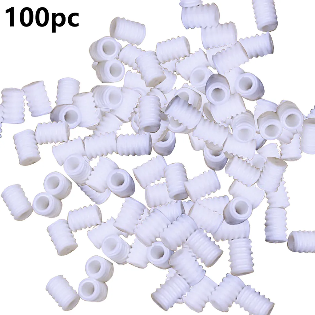 100 шт. регулируемые силиконовые затычки Ушная веревка противоскользящая Пряжка