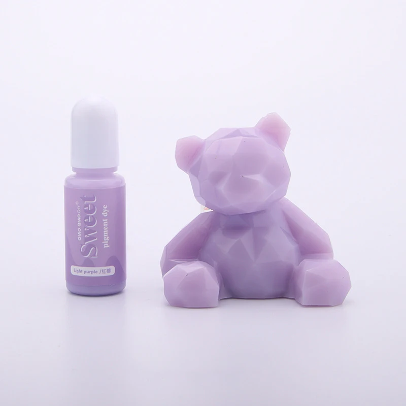 Однотонный пигмент для смолы 10 мл жирная жидкая краска сделай сам инструменты