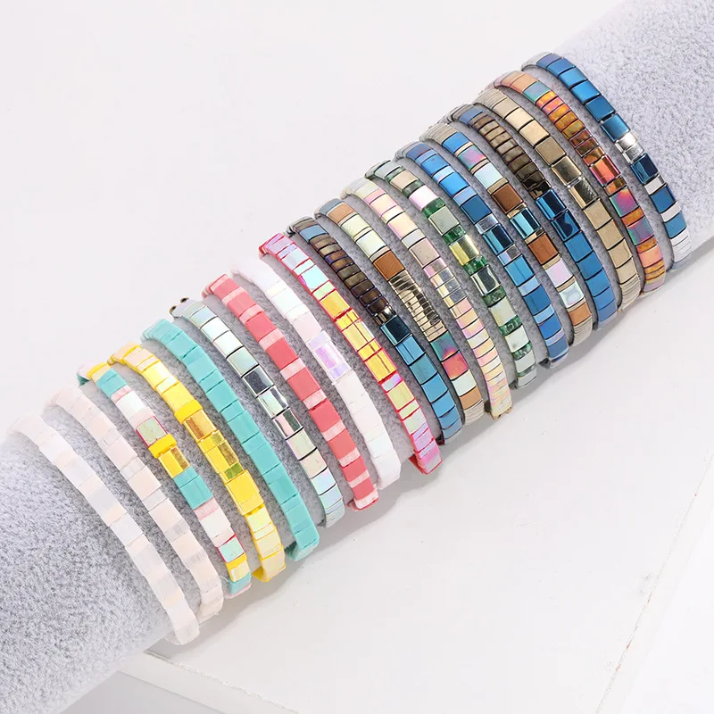 

Luokey Bohemian Pulseira Mujer 2020 Women Handmade Frienship Miyuki Beads Bracelet Gift Fashion Vintage Boho Jewelry Accessories