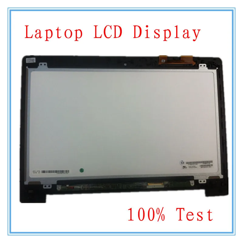 para Asus Vivobook S400 S400c S400ca Display Lcd Tela de Toque Montagem Matriz Digital com Quadro Ja-da5343ra Totalmente Testado 14 Tela de LCD do laptop