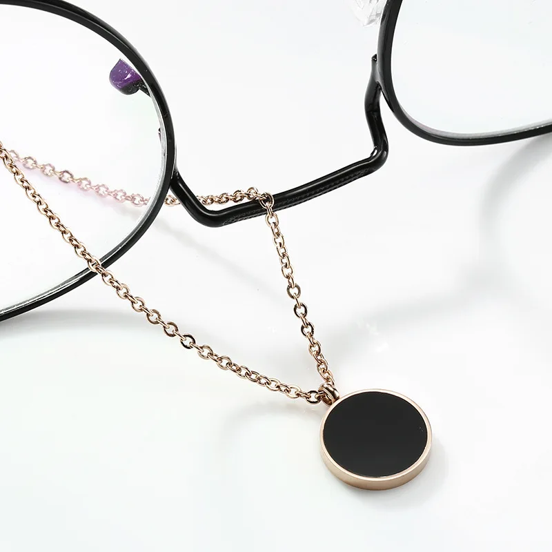 Современные стильные геометрические ожерелья с подвеской женские модные