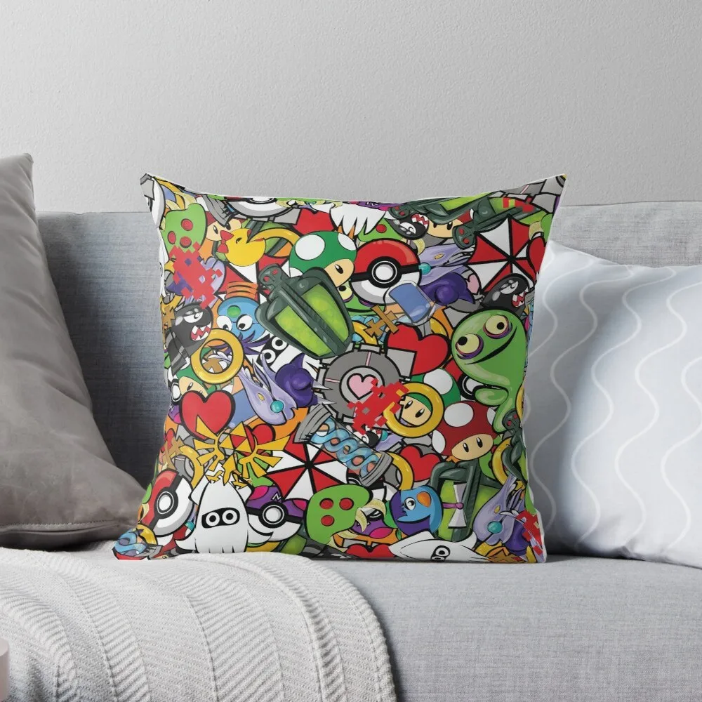 Video Game Cushion Cover Playstation Gamer Controller All Throw Pillow Case Home Decor Gamepad Pillowcase Gift Dropshipping | Дом и сад
