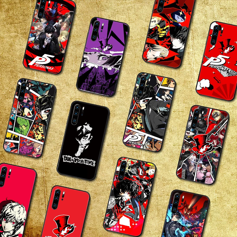 Чехол для телефона Persona 5 Take Your Heart P5 Huawei P Mate 10 20 30 40 Lite Pro smart Z 2019 nova t Черный