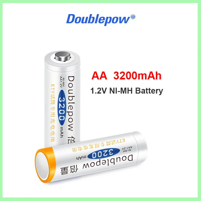 Перезаряжаемый никель металлогидридный аккумулятор высокой емкости AA 3200 мАч 1 2 в