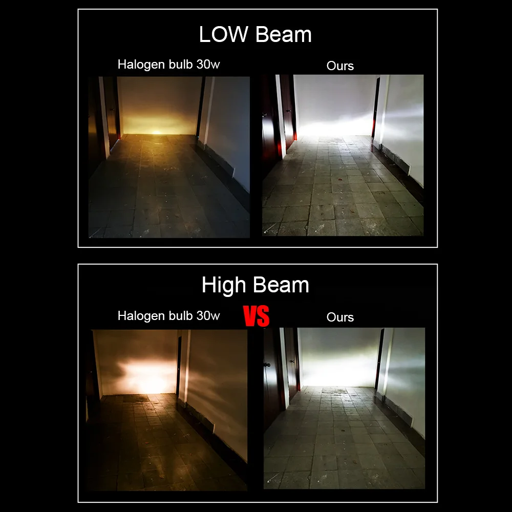 Светодиодная фара для мотоцикла H4 Лампа 6000K дальний/ближний свет Yamaha RX1 Mountain LE RX