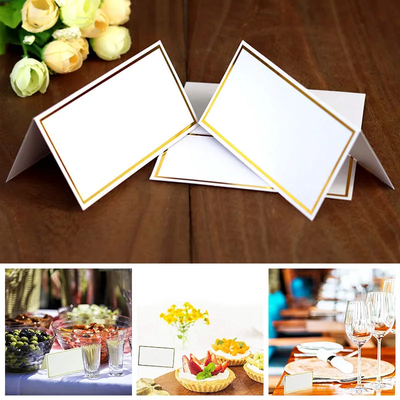 

20 шт., бумажные открытки с именем