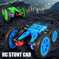 rc stunt car 4wd watch gesture sensor control deformable electric car remote control rc drift car with led light for kids gift