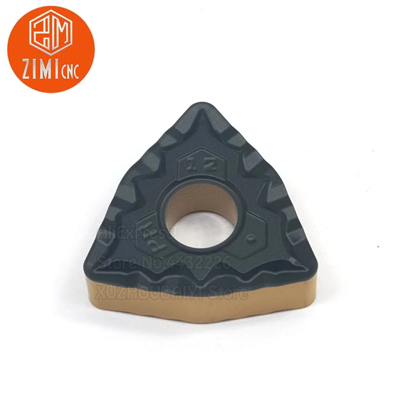 

10pcs WNMG080412-PR Peach-shaped Carbide Cutting Insert For Machining Steel Parts External Cutting Turning Insert