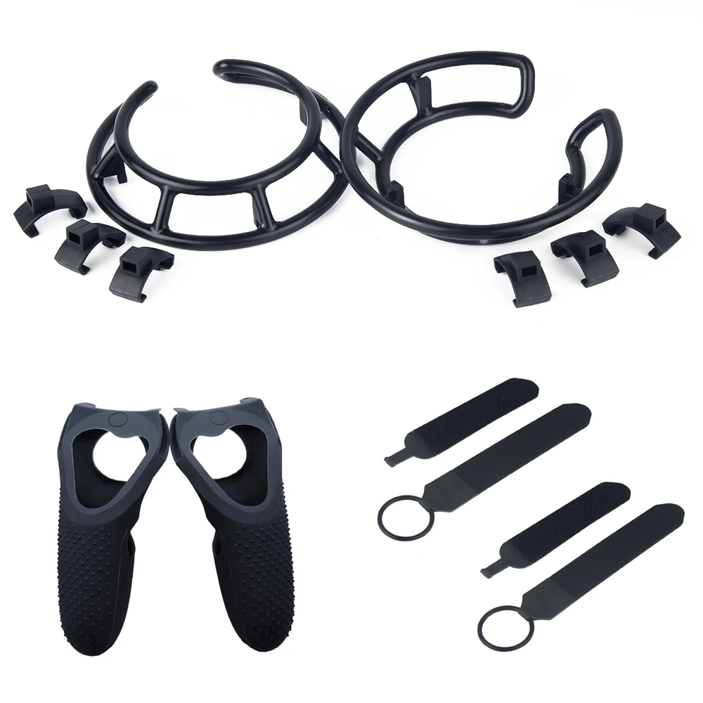 3 в 1 ручка сенсорного контроллера для кожи и защитные клетки Oculus Quest/ Rift S VR