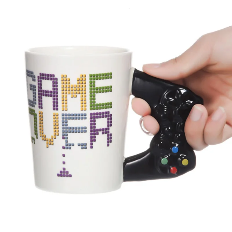 Новая креативная кружка Game Over Coffee 3D игровой контроллер керамическая чашка кружки