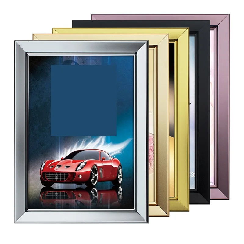 Открытая фоторамка из алюминиевого сплава настенный подвесной лифт рекламный